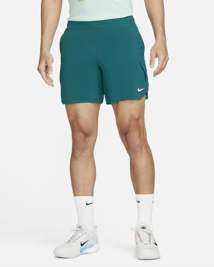 Men Nike Shorts NikeCourt DriFIT Slam Geode Tealteal Nebulawhite