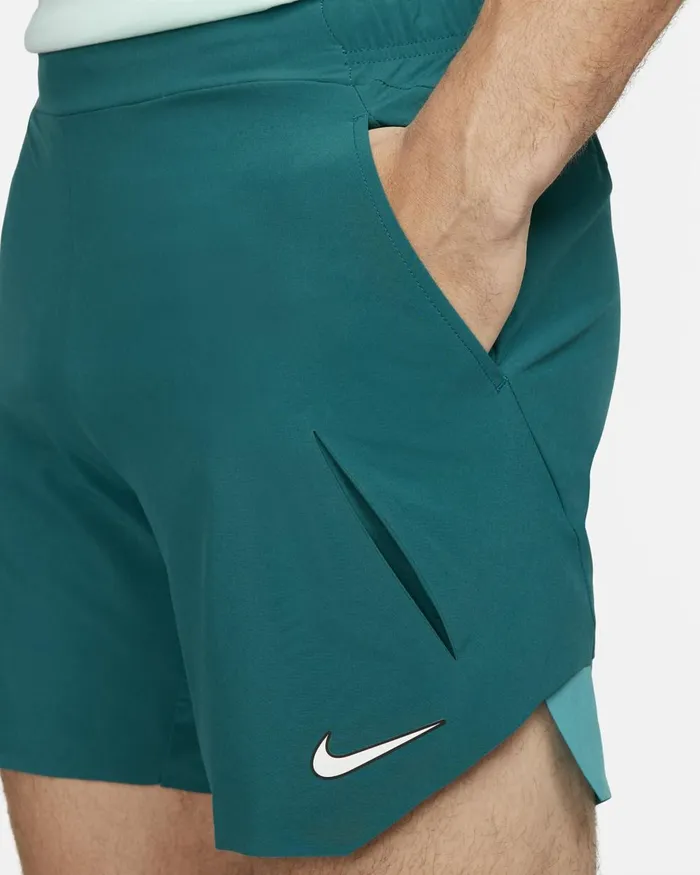 Men Nike Shorts NikeCourt DriFIT Slam Geode Tealteal Nebulawhite