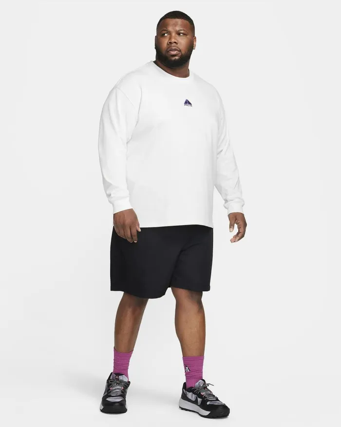 Men Nike Tops And TShirts ACG 039Lungs039 Summit Whiteblack