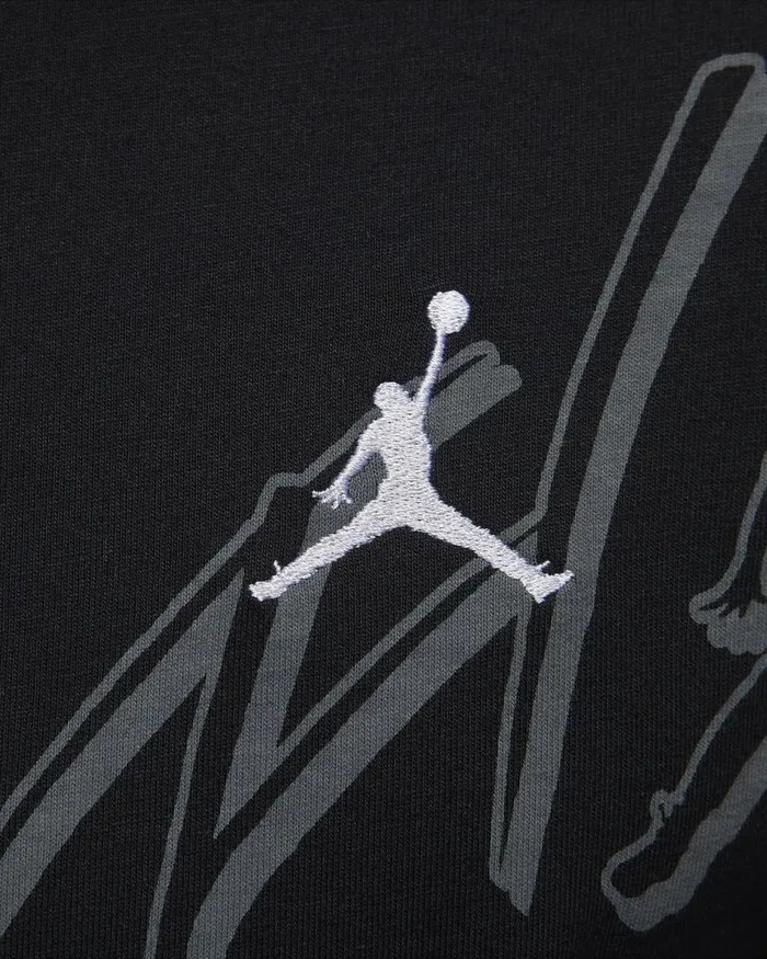 Men Nike Tops And TShirts Jordan Flight Essentials Blacksmoke Greywhite