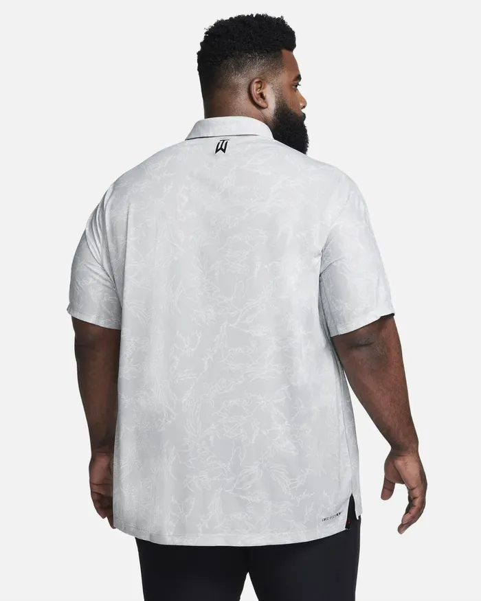 Men Nike Tops And TShirts Tiger Woods Light Smoke Greyblack
