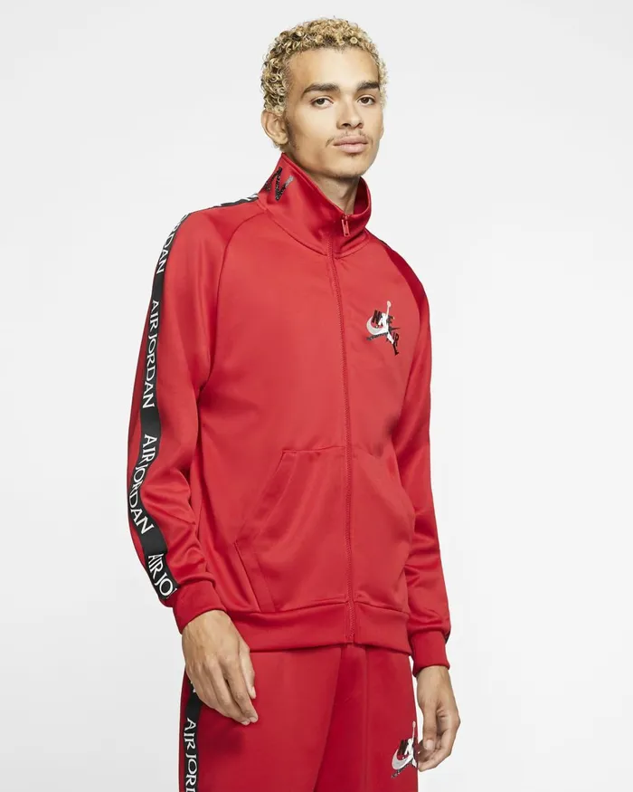 Men Nike Tracksuits Jordan Jumpman Classics Gym Redblackwhite