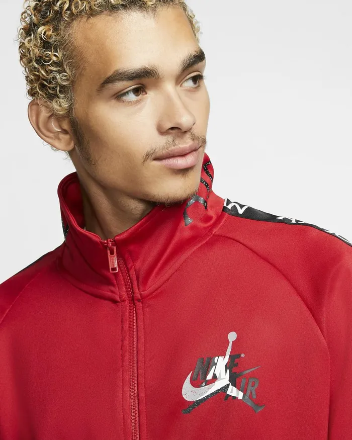 Men Nike Tracksuits Jordan Jumpman Classics Gym Redblackwhite