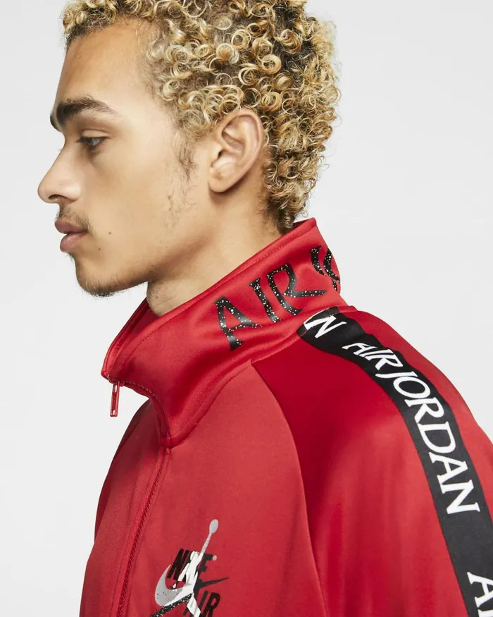 Men Nike Tracksuits Jordan Jumpman Classics Gym Redblackwhite