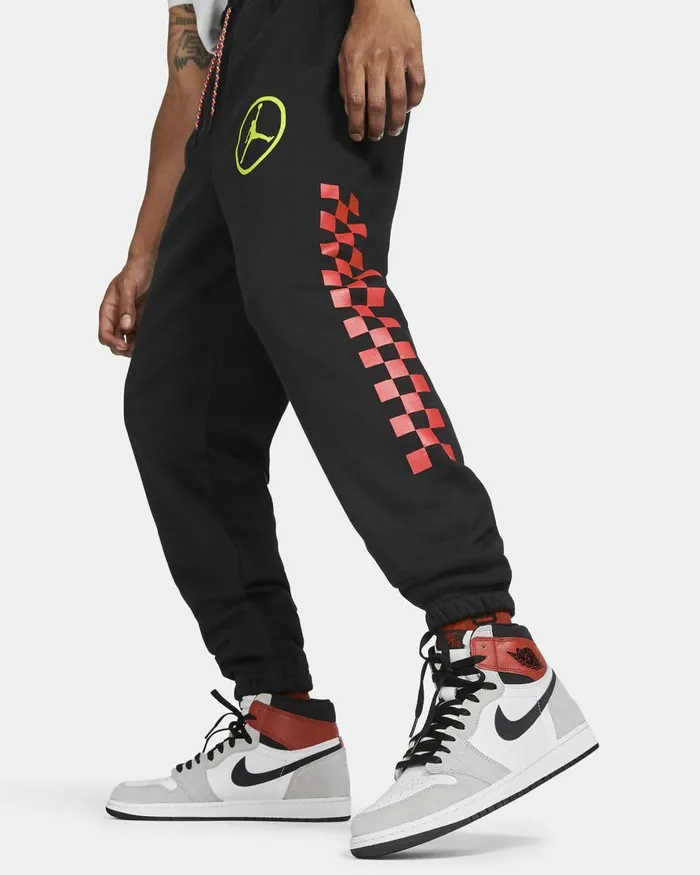 Men Nike Trousers And Tights Jordan Sport DNA Blackcyber