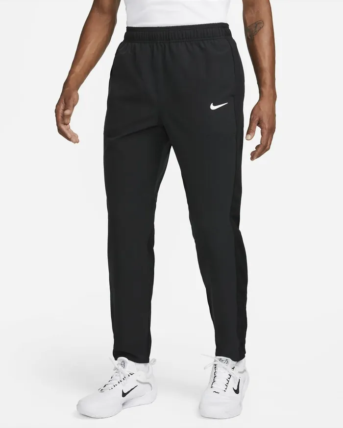 Men Nike Trousers And Tights NikeCourt Advantage Blackblackwhite