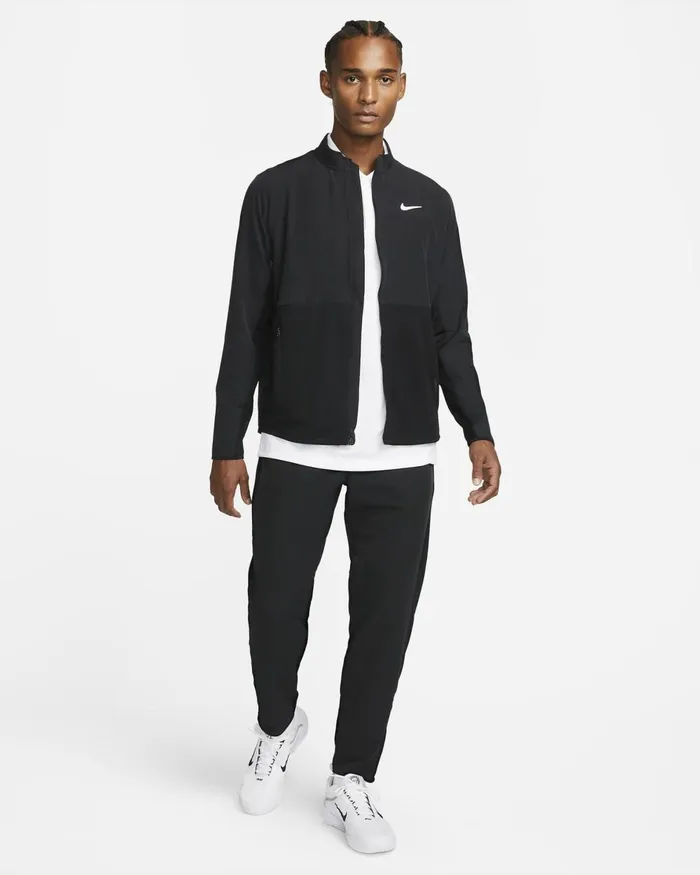 Men Nike Trousers And Tights NikeCourt Advantage Blackblackwhite