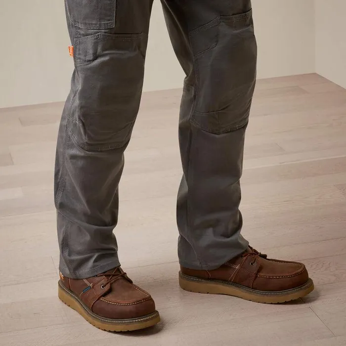 Men Pants and Shorts Ariat Rebar M5 Straight Made Tough Knee Guardian Straight Rebar Grey