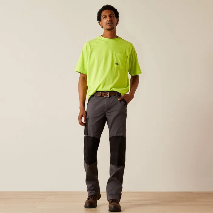 Men Pants and Shorts Ariat Rebar M7 Slim Cordura Twill Cargo Straight Pant Rebar Grey Men Pants and Shorts Ariat Rebar M7 Slim Cordura Twill Cargo Straight Pant Rebar Grey