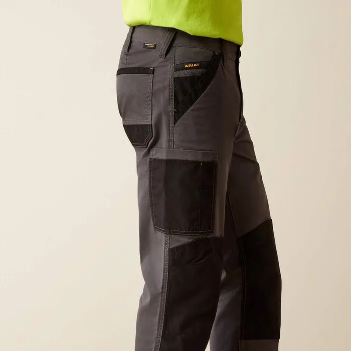 Men Pants and Shorts Ariat Rebar M7 Slim Cordura Twill Cargo Straight Pant Rebar Grey Men Pants and Shorts Ariat Rebar M7 Slim Cordura Twill Cargo Straight Pant Rebar Grey