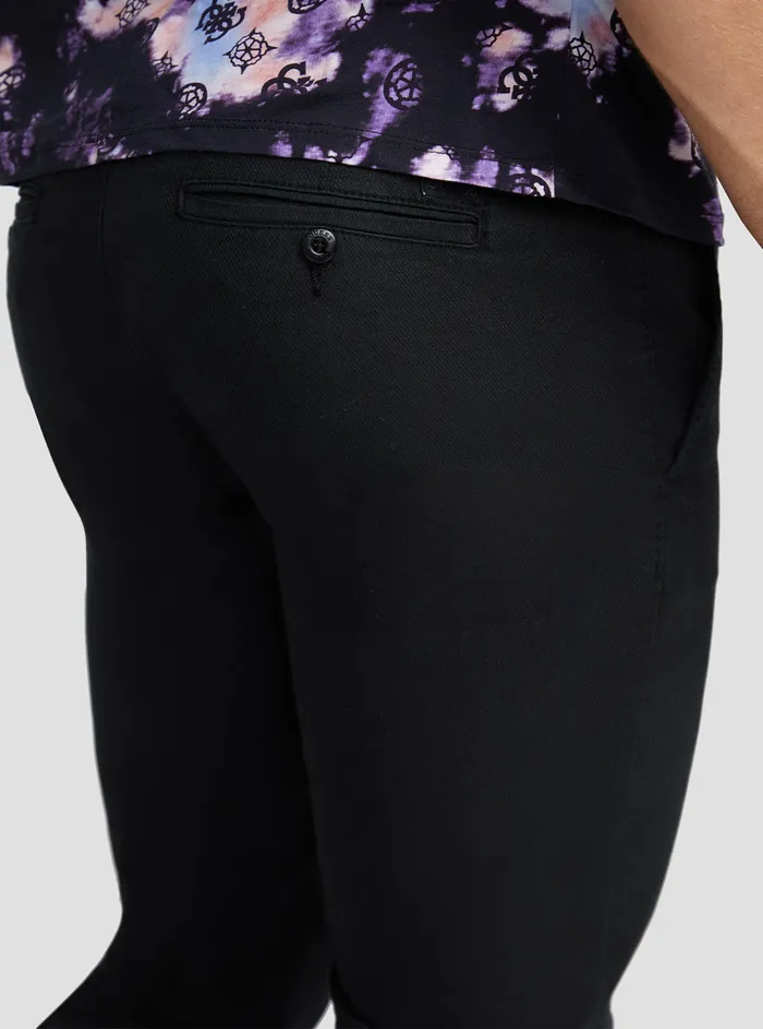 Men Pants and Shorts GUESS Black Daniel Slim Chino Pants Men Pants and Shorts GUESS Black Daniel Slim Chino Pants