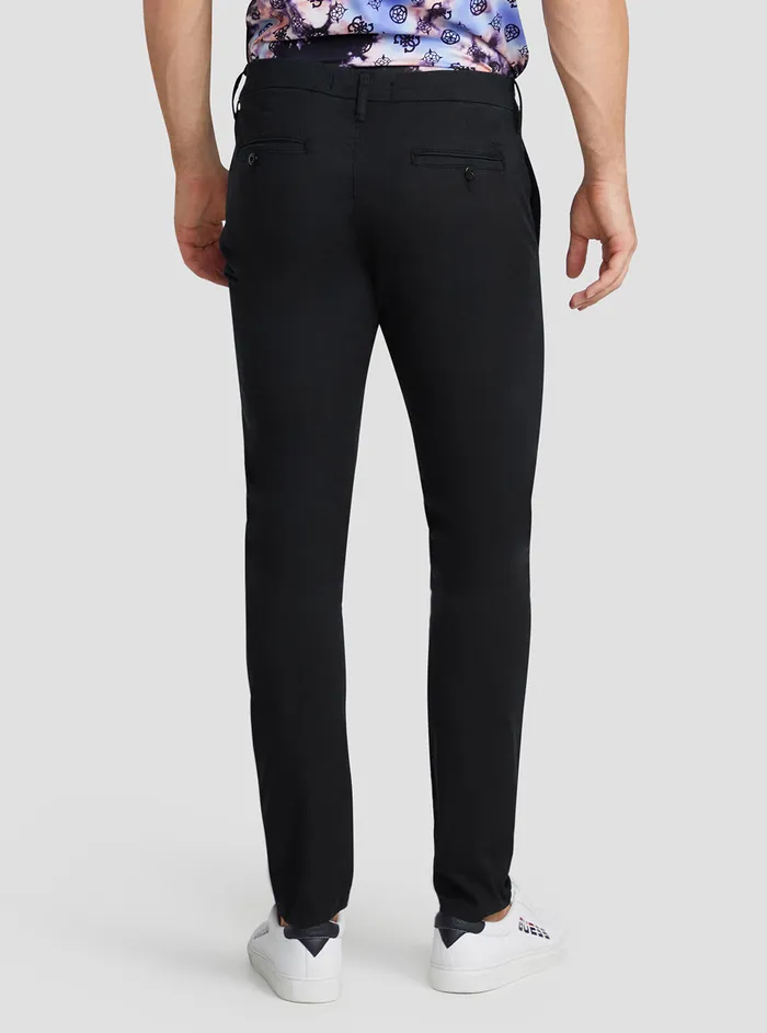 Men Pants and Shorts GUESS Black Daniel Slim Chino Pants Men Pants and Shorts GUESS Black Daniel Slim Chino Pants