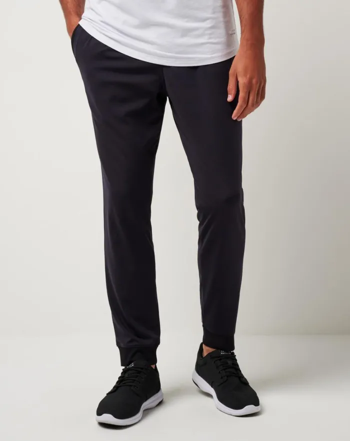 Men Pants TravisMathew CLOUD TRACK PANT Black