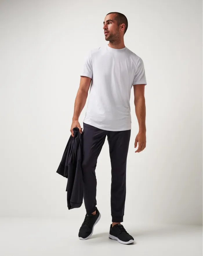 Men Pants TravisMathew CLOUD TRACK PANT Black