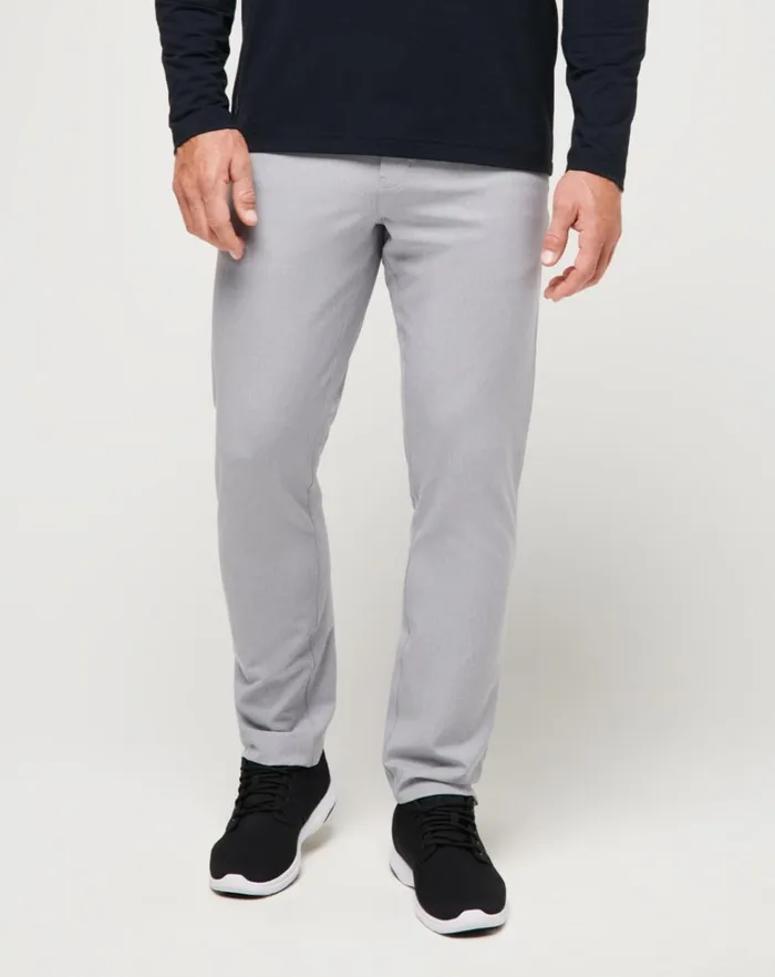 Men Pants TravisMathew OPEN TO CLOSE PANT Heather Sleet