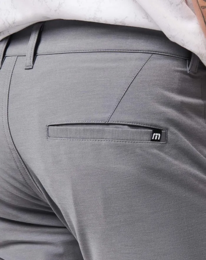 Men Pants TravisMathew OPEN TO CLOSE TECH CHINO PANT Heather Quiet Shade Men Pants TravisMathew OPEN TO CLOSE TECH CHINO PANT Heather Quiet Shade