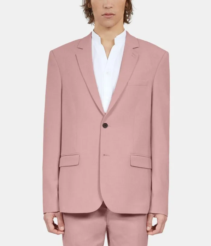 Men Pink Suit Jacket THE KOOPLES Blazers and Suits