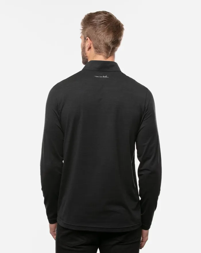 Men Quarter Zips TravisMathew HAVASU 20 QUARTER ZIP Black Men Quarter Zips TravisMathew HAVASU 20 QUARTER ZIP Black