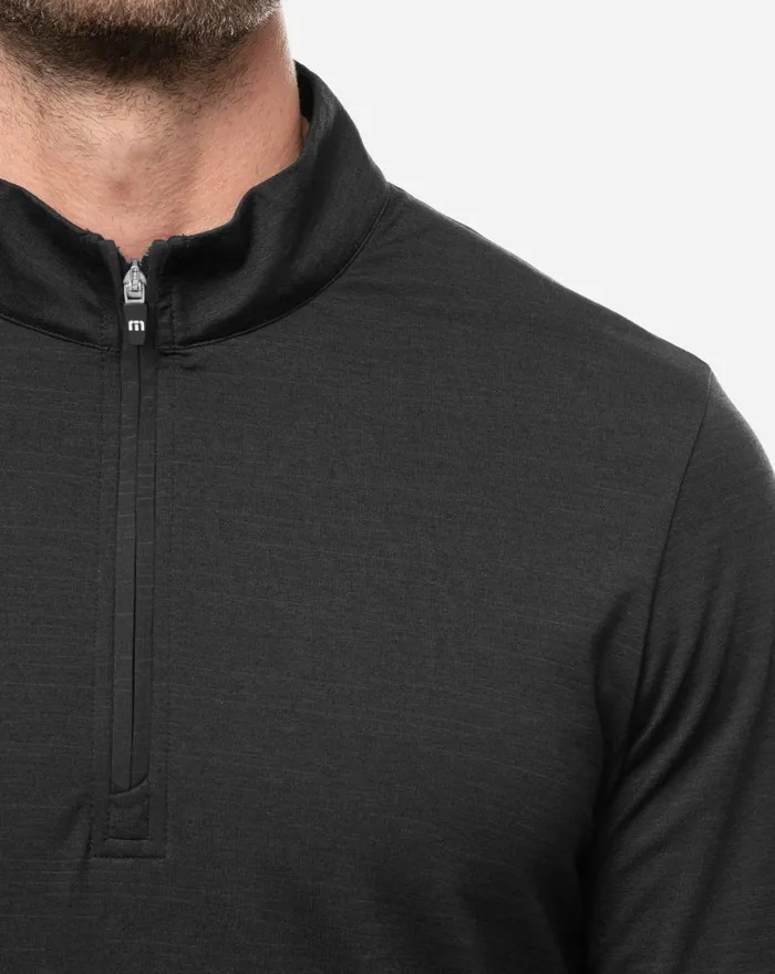Men Quarter Zips TravisMathew HAVASU 20 QUARTER ZIP Black Men Quarter Zips TravisMathew HAVASU 20 QUARTER ZIP Black