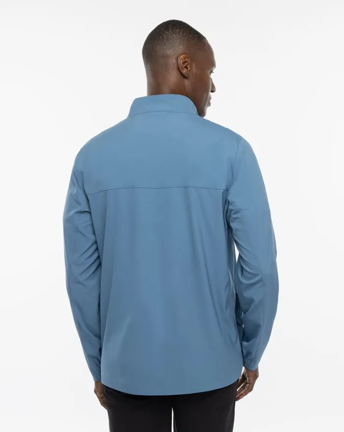 Men Quarter Zips TravisMathew WANDERLUST QUARTER ZIP Copen Blue