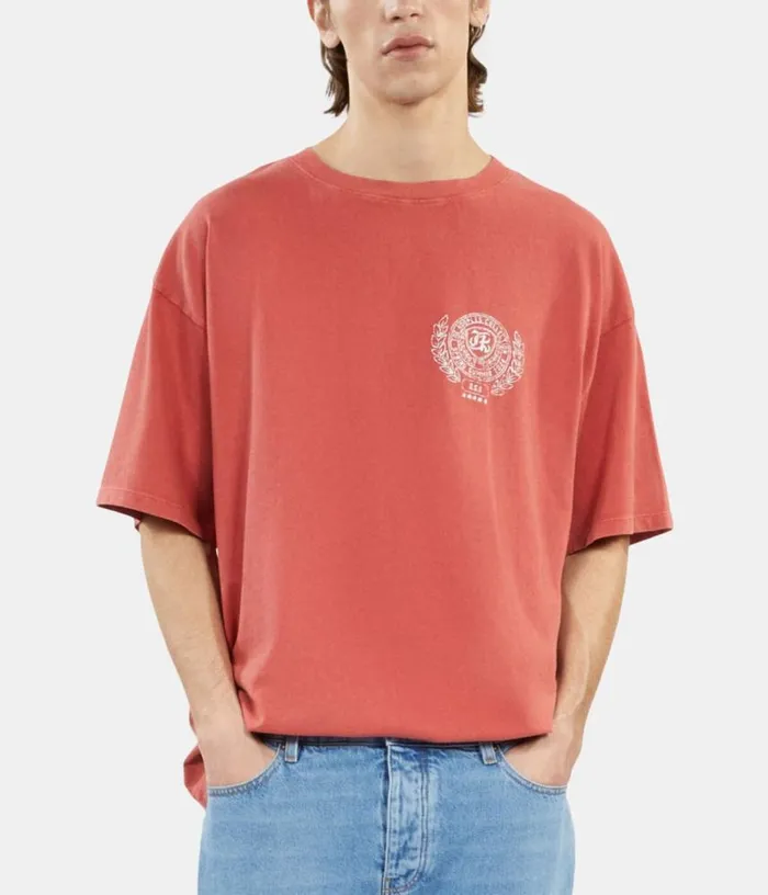 Men Red Tshirt With Blazon Serigraphy THE KOOPLES Tshirts