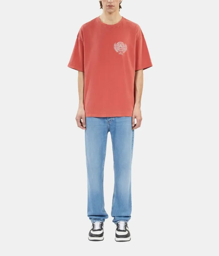 Men Red Tshirt With Blazon Serigraphy THE KOOPLES Tshirts