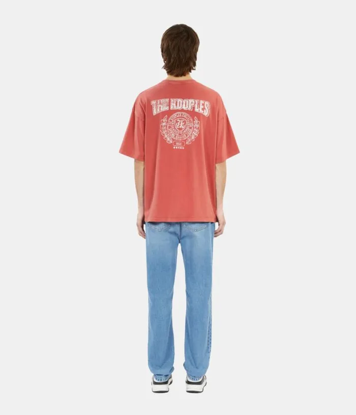 Men Red Tshirt With Blazon Serigraphy THE KOOPLES Tshirts