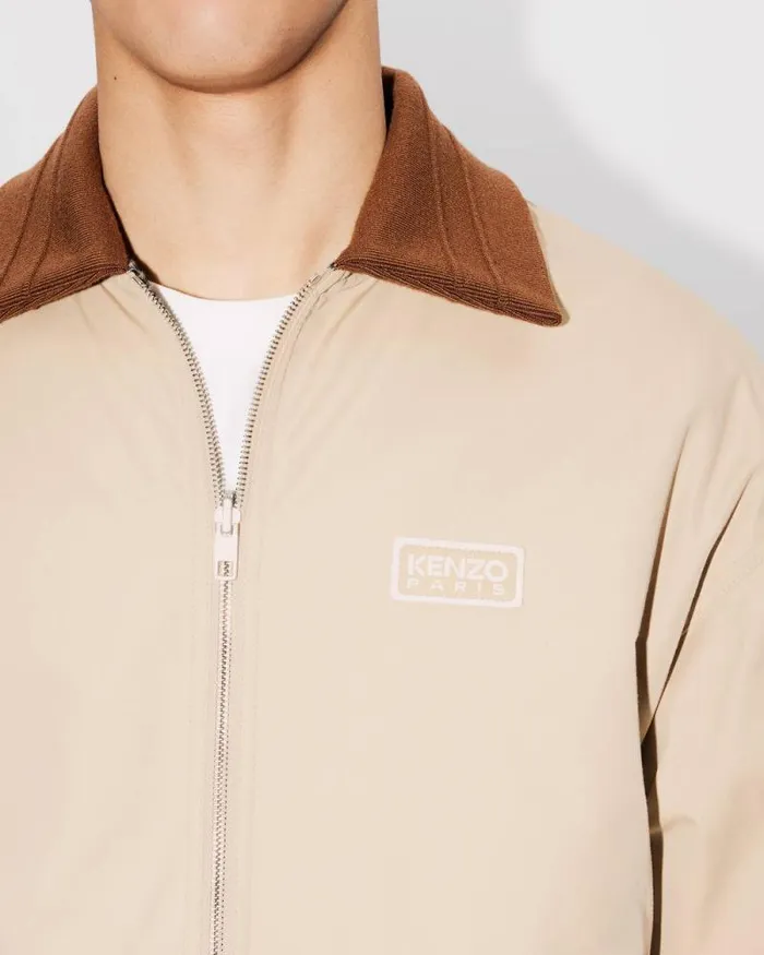 Men Reversible Coach Jacket Beige Kenzo Jackets And Coats
