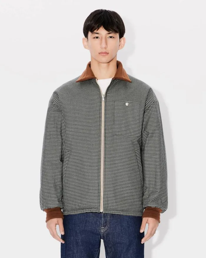 Men Reversible Coach Jacket Beige Kenzo Jackets And Coats