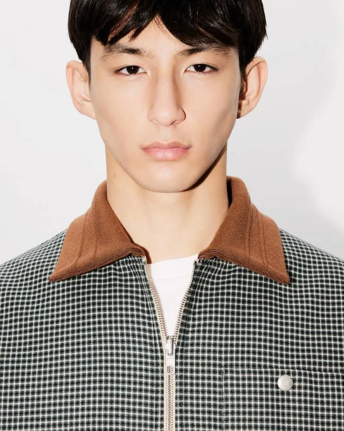 Men Reversible Coach Jacket Beige Kenzo Jackets And Coats