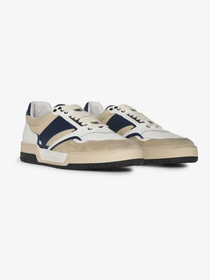 Men Rhude Footwear RACING SNEAKER Navytanwhite