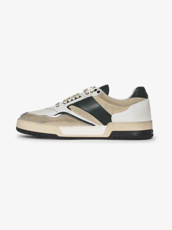 Men Rhude Footwear RACING SNEAKER Olivetanwhite
