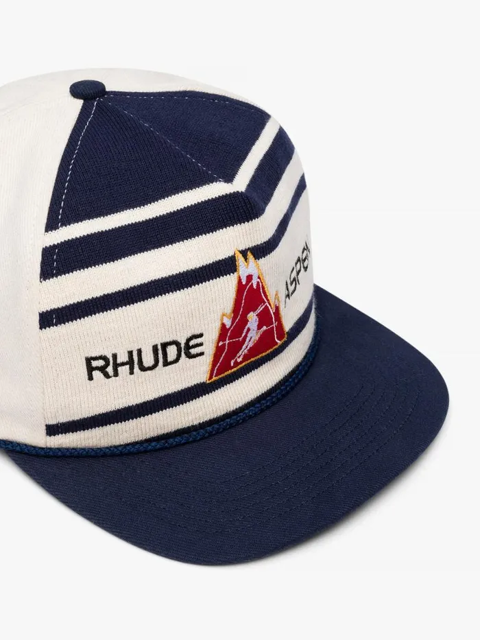 Men Rhude Hats ASPEN STRIPE HAT Ivoryred