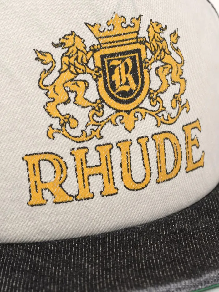 Men Rhude Hats CRESTA DENIM HAT Blackcream