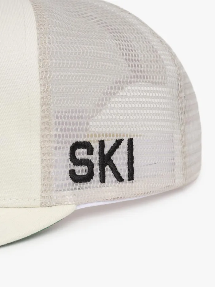Men Rhude Hats SKI TRUCKER HAT Whiteblack