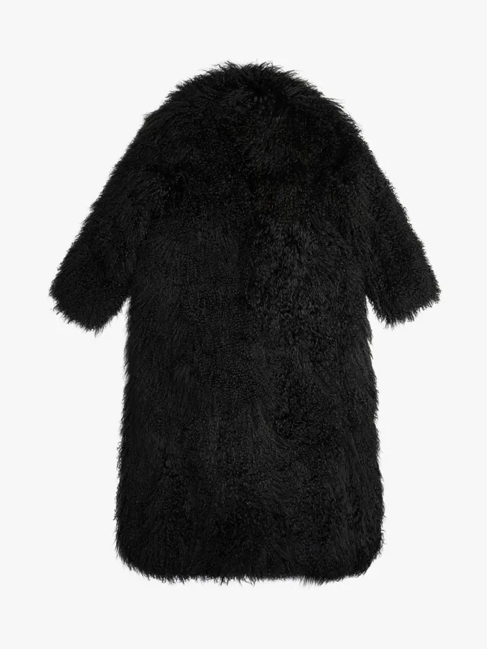 Men Rhude Outerwear VINTAGE SHERPA COAT Black