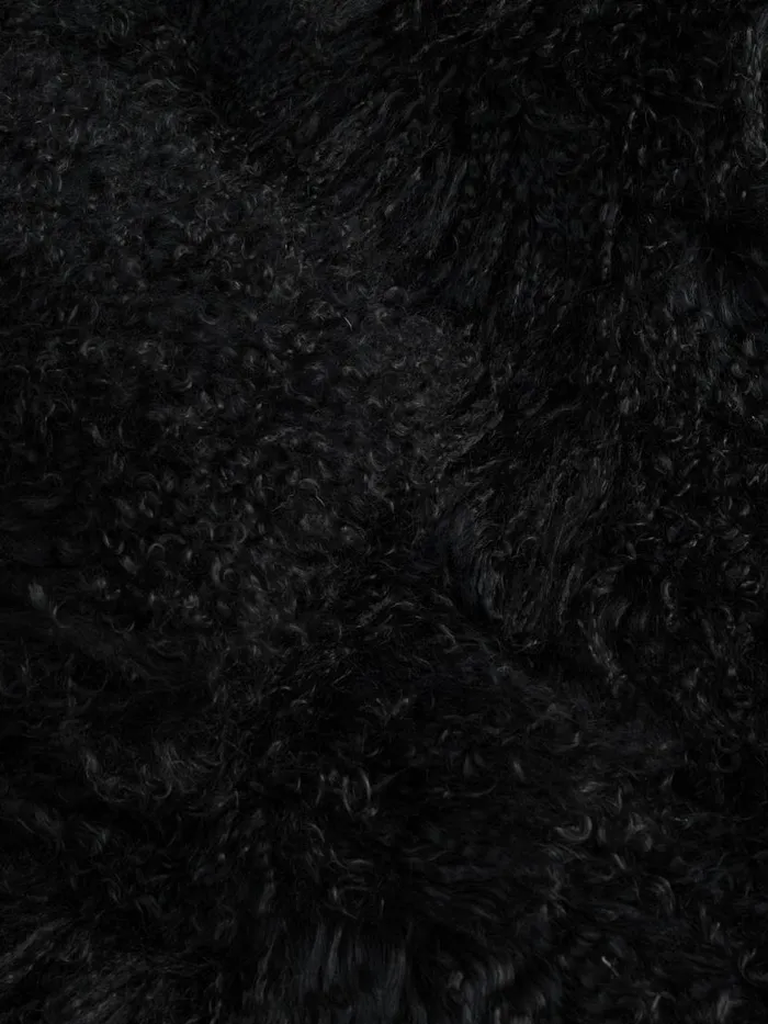 Men Rhude Outerwear VINTAGE SHERPA COAT Black