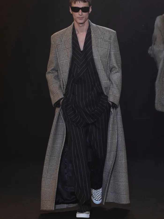 Men Rhude Outerwear WOOL HOUNDSTOOTH COAT Multi