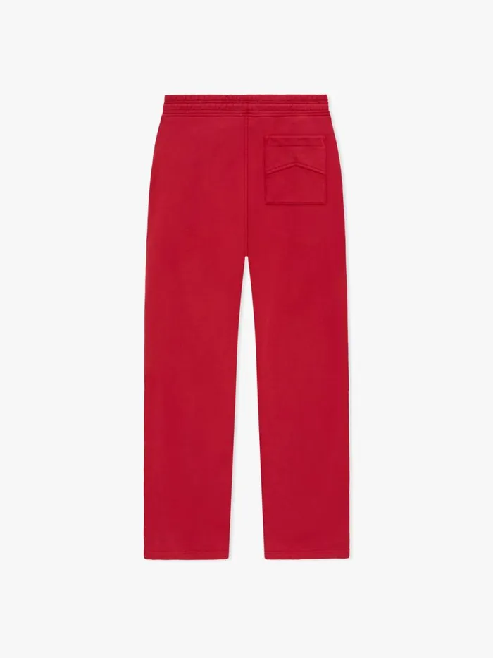 Men Rhude Pants CLASSIC SWEATPANT Vtg Red