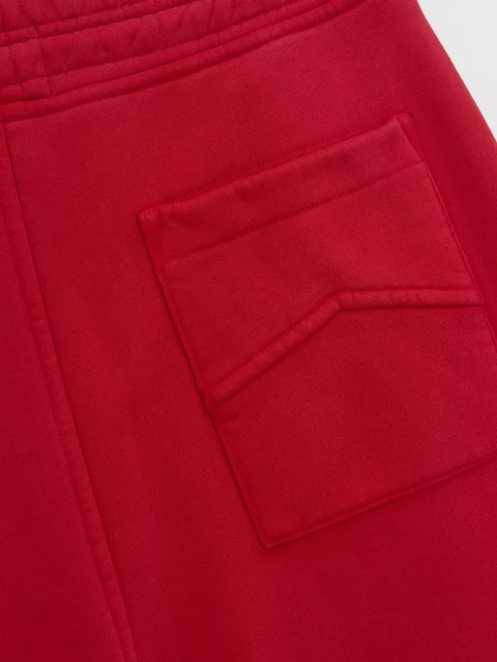 Men Rhude Pants CLASSIC SWEATPANT Vtg Red