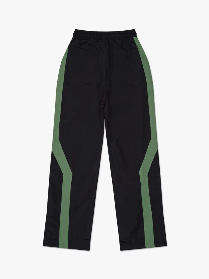 Men Rhude Pants COLOR BLOCKED TRACK PANT Blackwhite