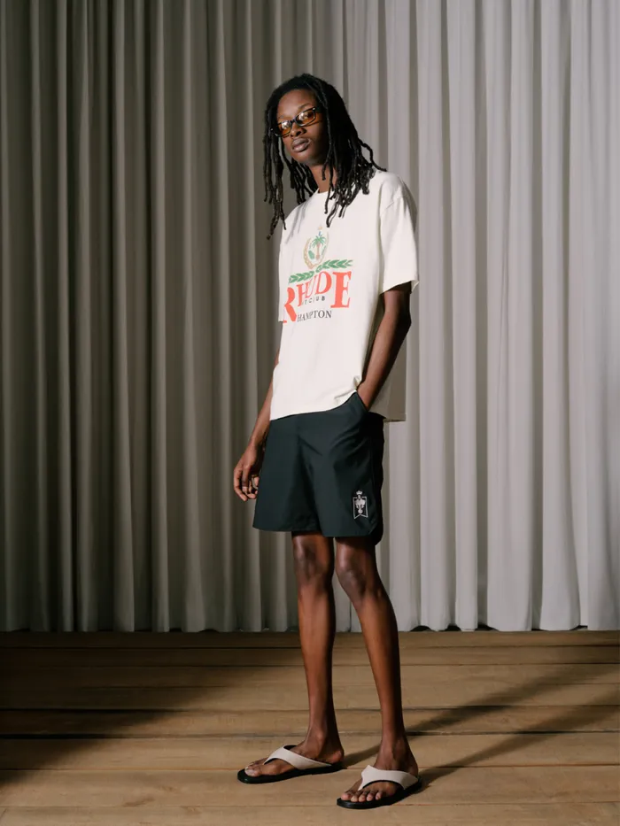 Men Rhude Shorts AMALFI BOARD SHORTS Black