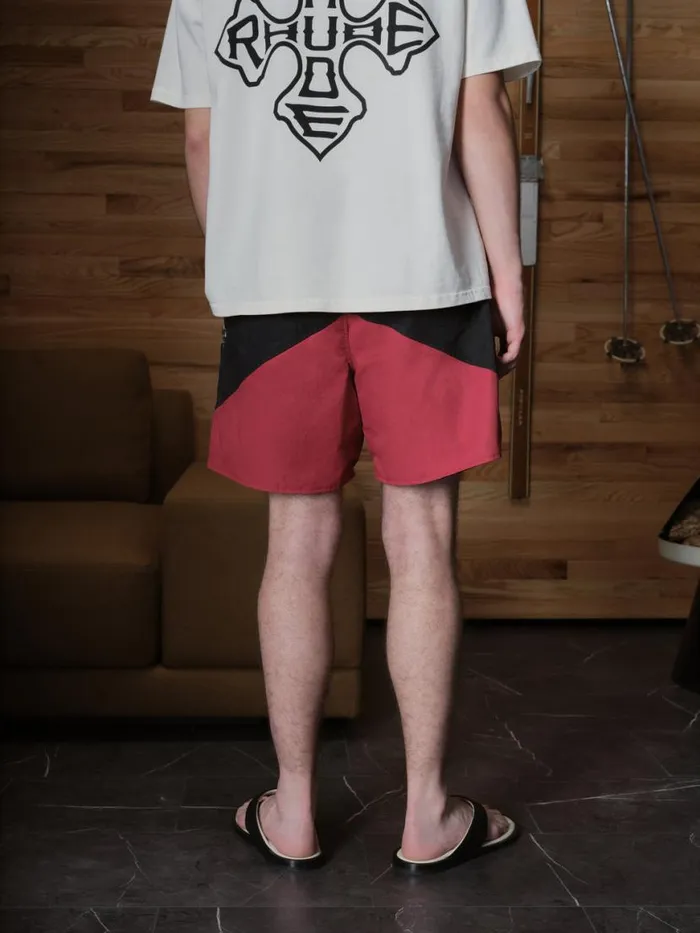 Men Rhude Shorts YACHTING SHORTS Blackmaroon