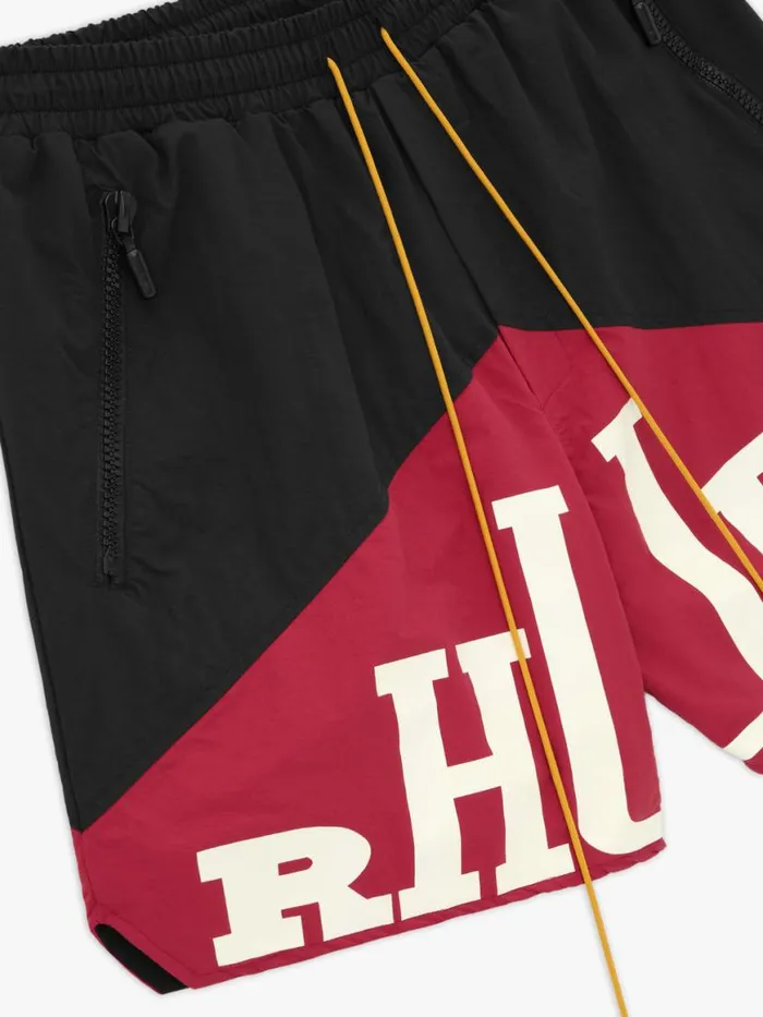 Men Rhude Shorts YACHTING SHORTS Blackmaroon