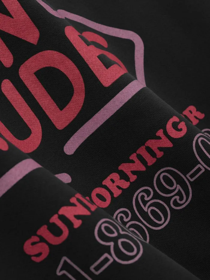Men Rhude Sweatshirts SEND S HOODIE Vtg Black