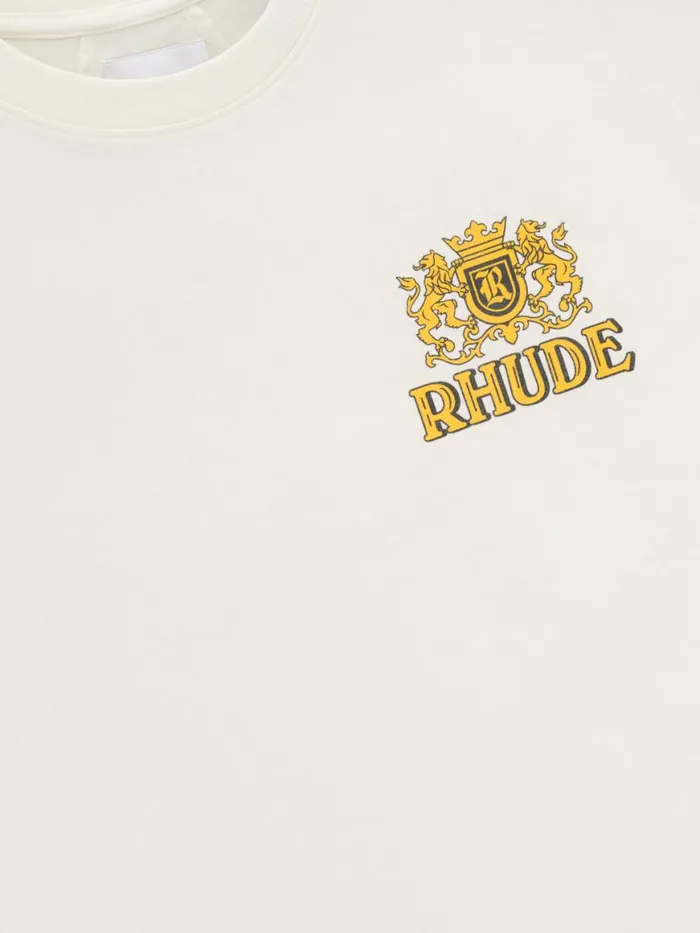 Men Rhude Tees CRESTA CIGAR TEE Vtg White