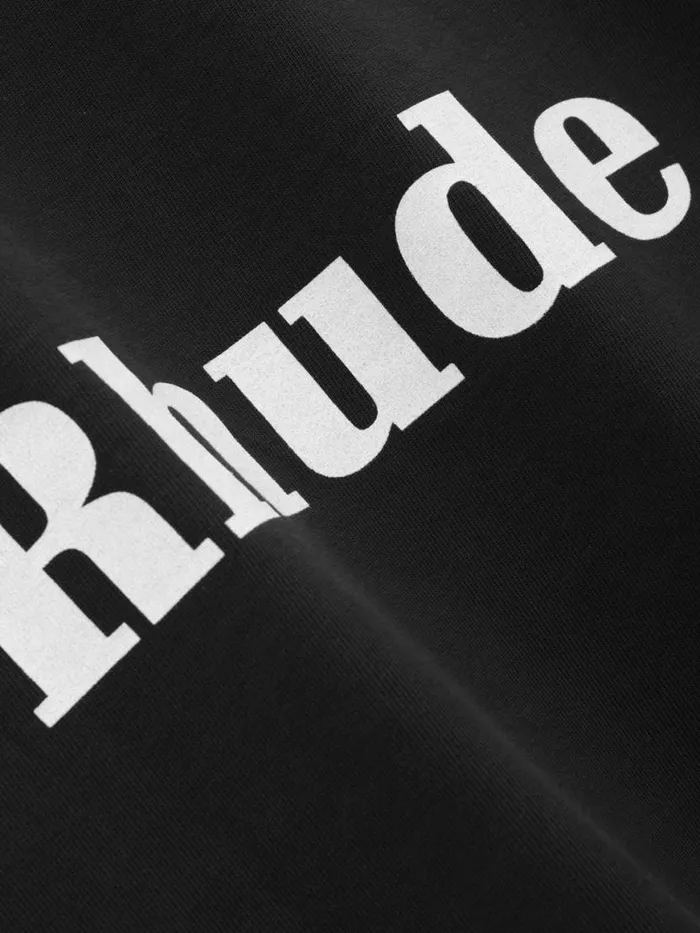 Men Rhude Tees MOONLIGHT TEE Vtg Blackred Men Rhude Tees MOONLIGHT TEE Vtg Blackred