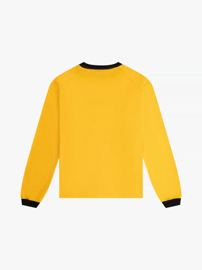 Men Rhude Tees PETROL LS TEE Yellowblack