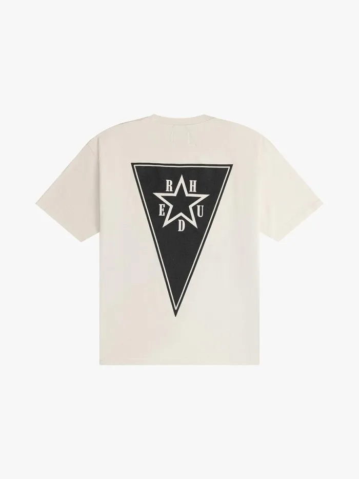 Men Rhude Tees WILD HORSES TEE Vtg White