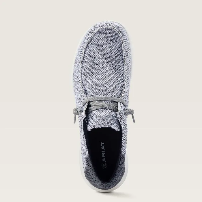 Men Shoes and Sneakers Ariat Hilo Distressed Whitedark Grey